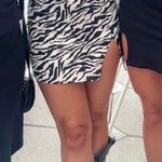 Motel Rocks Zebra  Mini Skirt Photo 0