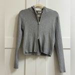 Brandy Melville PRELOVED  John Galt Arden Cropped Double Zipper Hoodie ONE SIZE Photo 2