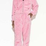 Apparis X Juicy Couture Nicole Faux Fur Track Pants in Juicy Pink NWT Photo 5