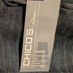 Chico's  Platinum Jeans 0 Small 4 Dark Denim Modern Boot Cut Bootcut NWT NEW Photo 3