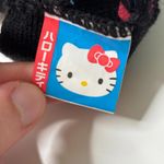 Sanrio Hello Kitty Black Colorful Rainbow Knit Rectangle Scarf Cute Back to School 2007 Photo 4