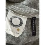 Akemi + Kin Anthropologie Grey Lattice Linen T shirt Greym Size Small Coquette Photo 1