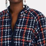 💕MOTHER💕 The Mock Neck Ribbed Jacket ~ Beat By Beat XS NWT Plaid 80s Photo 3