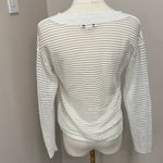 Club Monaco Club‎ Monaco White & Sheer Crew Neck Sweater XL Photo 2