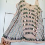 Ecote Iridescent Beaded Tank Top Photo 1