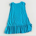 Soft Surroundings  Fleur Short Sleeve Ruffled‎ Hem Midi Dress in Green Pockets M Photo 1