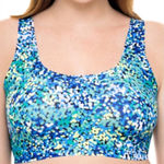 No Boundaries NWT  Blue Wireless Bonded Scoop Bra (M) Photo 0