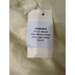 NWT FANM MON SALDA Embroidered Dress in Light Yellow Sz Small $279 Photo 4