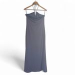 Petal and Pup  Declan Halter Maxi Dress. Lavender/Light Blue. Size: Large. Photo 3
