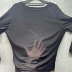Grace Karin 3XL Black Sheer Mesh Long Sleeve Raglan Top Layering Blouse NWT Photo 0