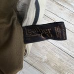 VTG Liz Claiborne Leather Co Purse Handbag Cream Navy Drawstring Satchel Preppy Blue Photo 10