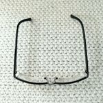 Police Italy Black Metal Half Exposed Frame Rectangular Eyeglasses Case V2906 Photo 3