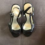Liz Claiborne BlackSatinFabric Slingback Sandals 6 Photo 3