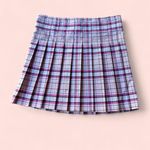 No Boundaries Pink plaid mini skirt Photo 1