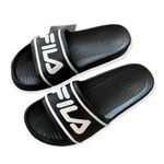 FILA  Sleek Slide Sandals Black & White Size 10 NWT Photo 9