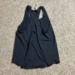 Lululemon Love Tank Top Black Pleated Back Pima Cotton Size 8 Photo 2