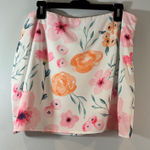 Princess Polly Floral Mini Skirt Pink Orange Print Summer Cute Size US 12 Photo 0
