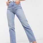 ASOS High Rise Straight Leg Jeans Photo 0