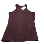 A New Day  Women's Dark Brown Slim Fit High Neck Tank Top - Size Small - NWT Photo 7