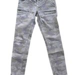 Abercrombie & Fitch  Camo Army Green Low Rise Skinny Zipper Pants Photo 0