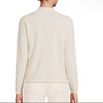 Lands' End LANDS’ END Cream Color 100%Cashmere Wrap Top Blouse Photo 1