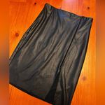 Commando Faux leather side slit skirt sz XL Photo 7