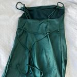 Motel Rocks Emerald Green Satin Mini Dress Photo 2