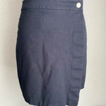 ❤️BLACK SAKS 5Th AVE❤️ asymmetrical stretch pencil skirt Black Size 4 Photo 0