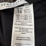 Seafolly  Women's Multi Strap Hipster Bikini Bottom Eco Collective Black 10 NWT Photo 10