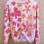 Collina Strada floral-print round hem crewneck sweatshirt size XS extra small Photo 4