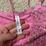 Lucy in the Sky  Pink Sequin Dress Mini Photo 2