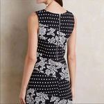 Anthropologie | Maeve Effemy Jacquard Shift Dress Size XS Floral Polka Dot Photo 4