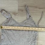 Free People Lace Fit & Flare Dress Beige Sleeveless Party Cocktail Coquette Photo 2