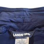 Lands' End Women's Navy Blue Athletic Knit Elastic Waistband Shorts Size 10L Photo 1