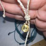 Pura Vida Set‎ of Three Blue and Gold Bead Stackable Bracelets Blue Photo 12