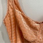SKIMS NWT  Velvet Corset Bustier Top Sienna in Peach Sz L Photo 2
