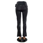Norma Kamali Spat Leggings, Black Foil, Small Photo 6