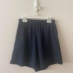 SheIn navy blue pleated flowy lightweight shorts Photo 1