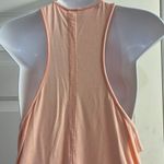 Gymshark Heather Peach Floral Embroidery Athletic Razorback Tank Top- Medium Photo 5