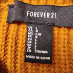 Forever 21 Mustard Knit Keyhole Sweater, L Photo 9