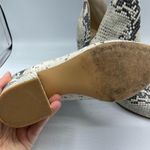 Steve Madden Rookie Faux Leather Grey Snake Embossed Ankle Boots 9 Western Photo 4