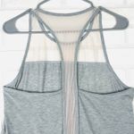 Athleta Medium Gray Tank Top Racerback Mesh Athletic Workout Top Photo 6