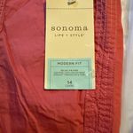 Sonoma Women’s Size 14  Apricot Capri Pants Modern Fit Below The Knee NWT Photo 3