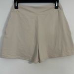 Susana Monaco NWT  Blanched Almond High Waist Tailored  Comfortable Shorts Photo 4