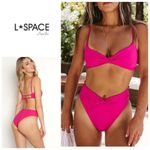 l*space New. L* Pink D-cup bikini set. D-cup/small. Retails $209 Photo 1