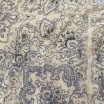 Calypso St. Barth  Silk Sheer Sparkle Coverup Blue White Floral XS Photo 8