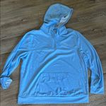 Light Blue Quarter-Zip Hoodie- real tree fishing Photo 0