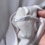 Forever 21 Small twist front fuzzy scoop neck sweater juniors teen tween neutral Photo 3