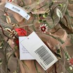 JustFab Floral Embroidered Dress in Nude | medium Photo 9