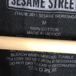 Sesame Street Vintage  run DMC  black t-shirt size medium Photo 5